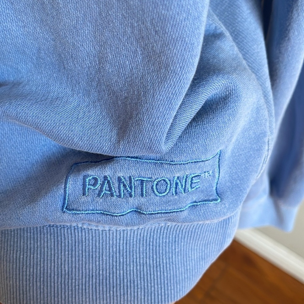 Pantone Blue Crewneck Sweater Size 1X - Picture 2 of 5